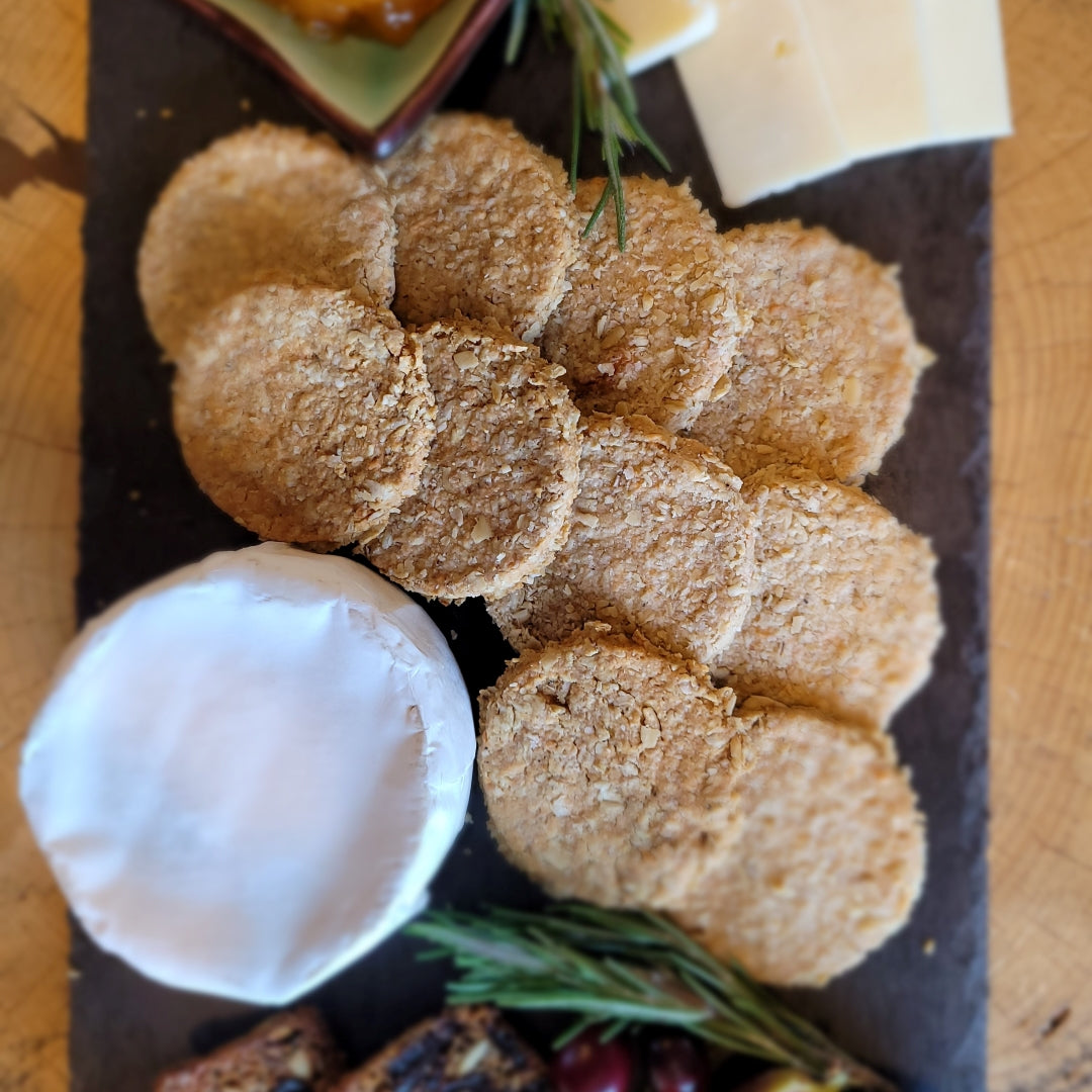 Cheddar and Parmesan Oatcakes