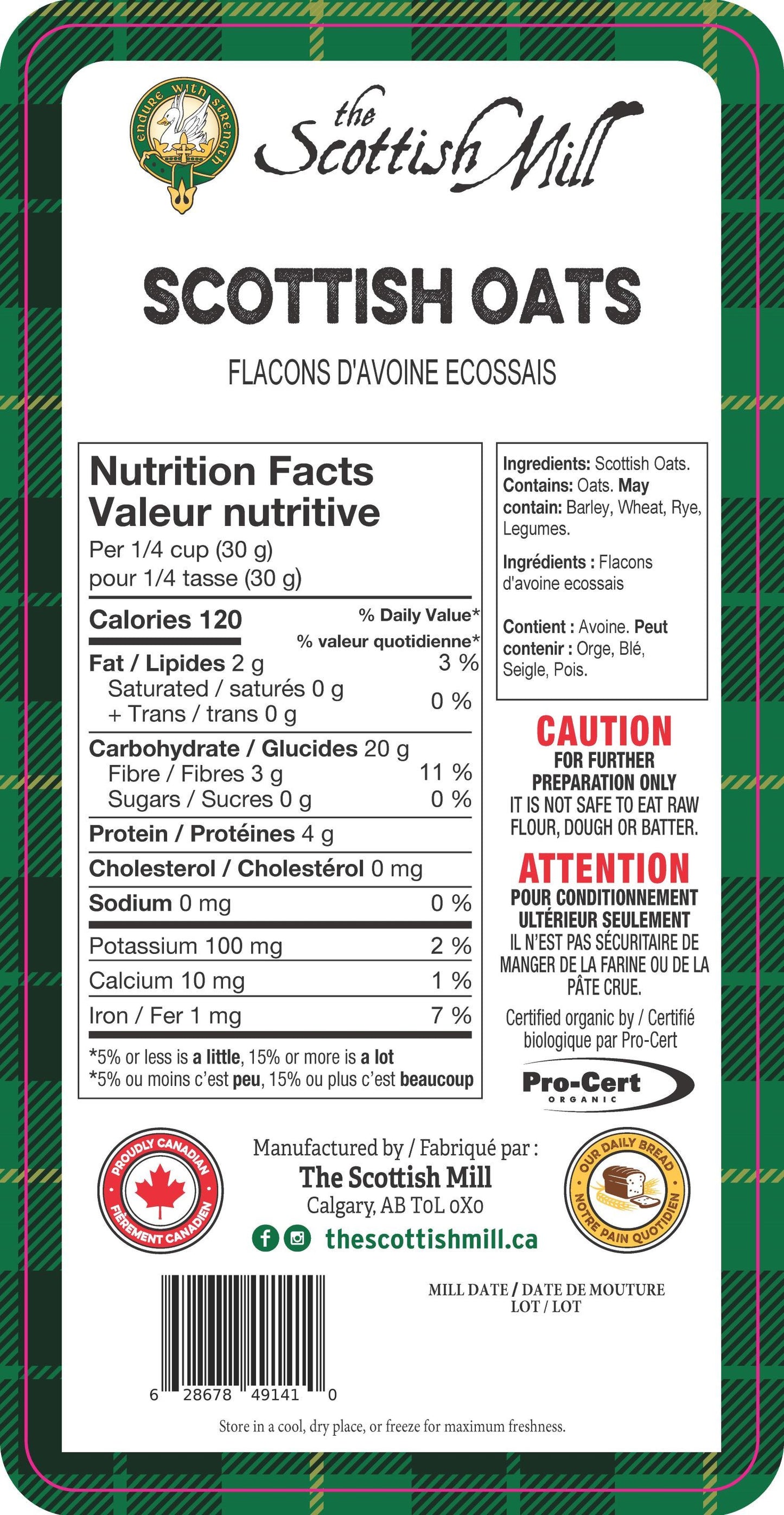 Organic Scottish Oats - Ancient